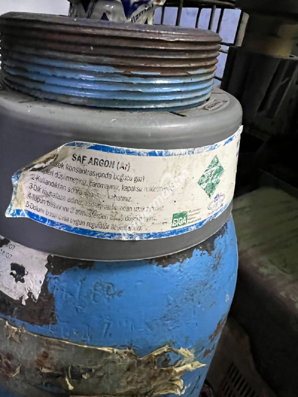 Kaynak Tüpü - Oksijen Tüpü - Argon Tüpü - Gazaltı Kaynak Tüpü