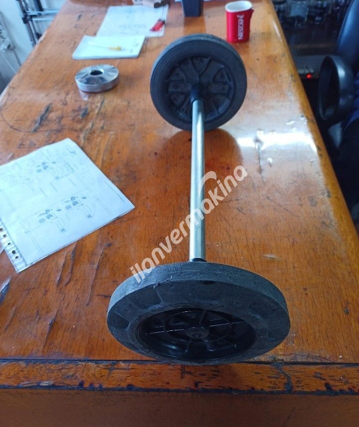 plastic waste container wheel pipe manifacturing