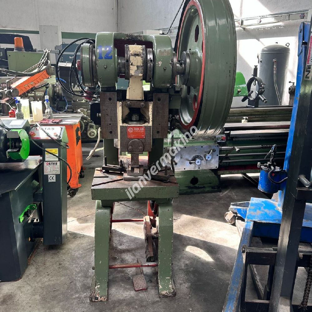 ÖNERSAN MARKA 25 TON DÖKÜM GÖVDE EKSANTRİK PRES