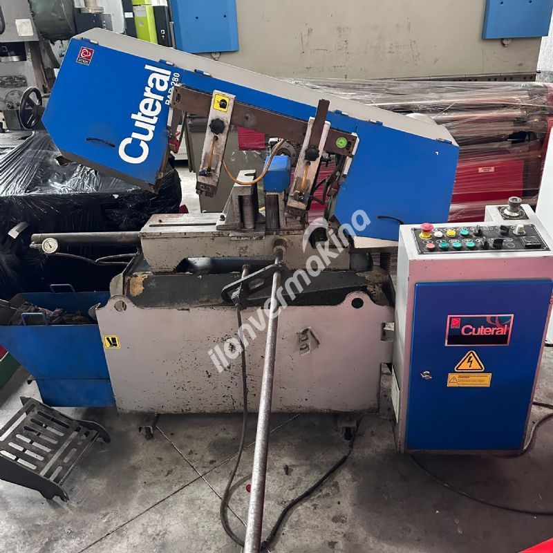 CUTERAL İMAŞ MARKA 280 TAM OTOMATİK ŞERİT TESTERE
