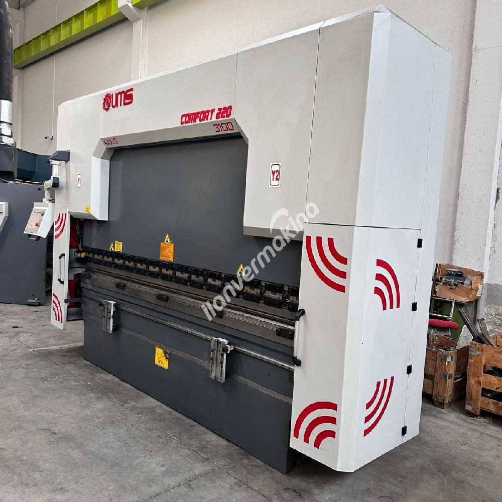 UMS 3X220 TON CNC ABKANT & 3X10 MM AÇI AYARLI CNC MAKAS TAKIM