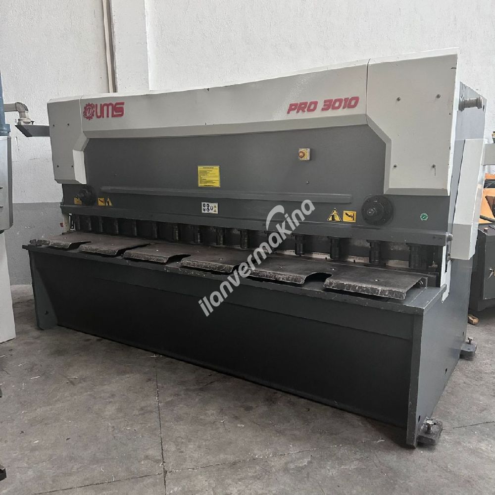 UMS 3X220 TON CNC ABKANT & 3X10 MM AÇI AYARLI CNC MAKAS TAKIM