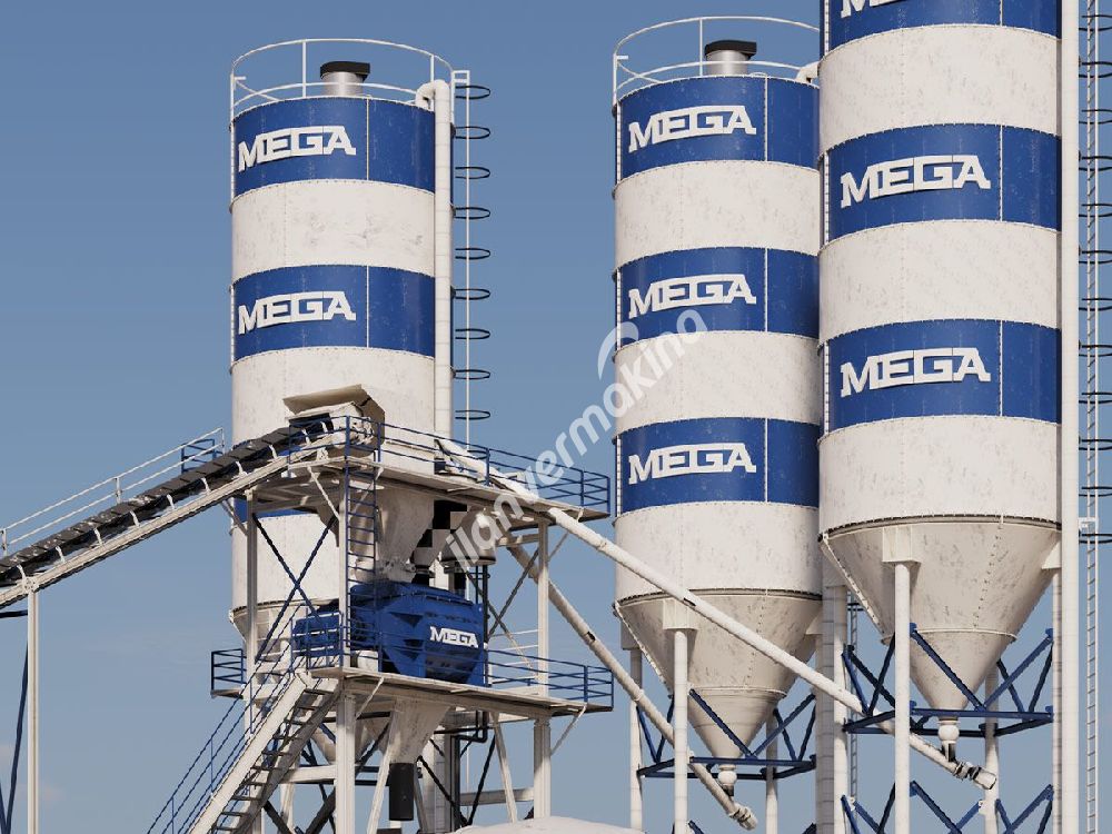 BETON SANTRALİ 90 m3 - TWINSHAFT MİKSER (İTALYAN)