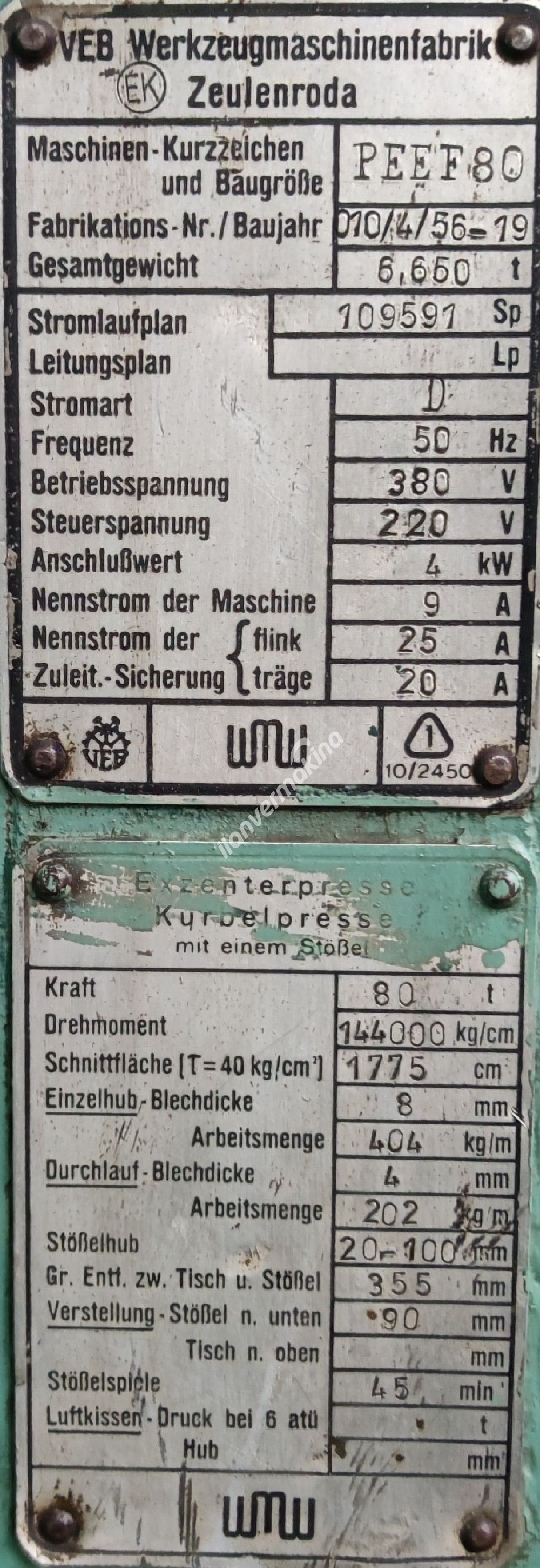 HYDRAUMA EKSANTRİK PRES