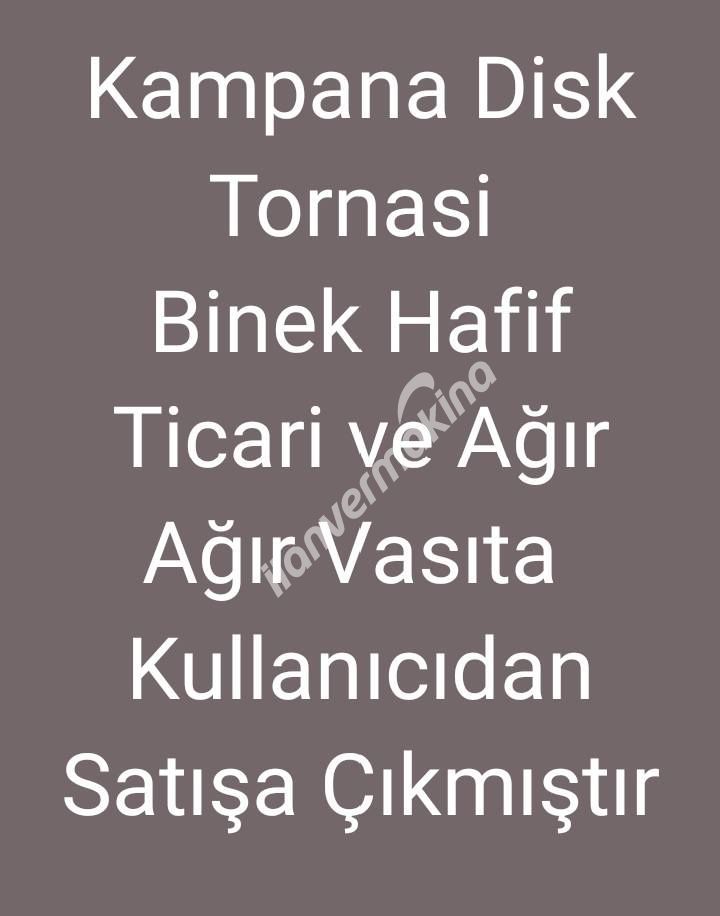 kampana ve disk tornasi