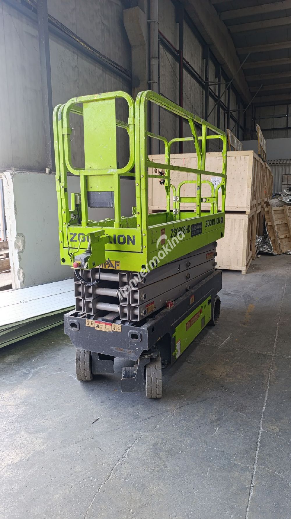 Manlift forklift sepetli platform