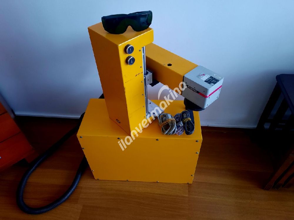 20W FİBER LAZER MAKİNESİ | MOTORLU EKZEN | 2.EL