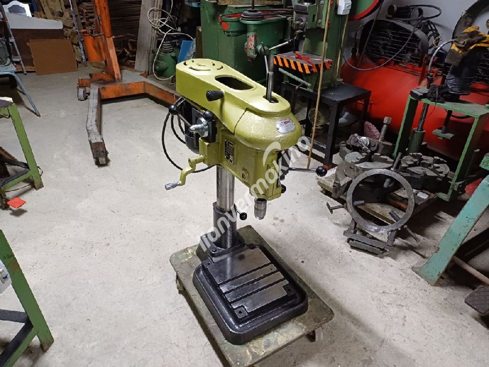 ŞENEL ÇİFT DEVİRLİ MASAÜSTÜ KILAVUZ ÇEKMELİ MATKAP