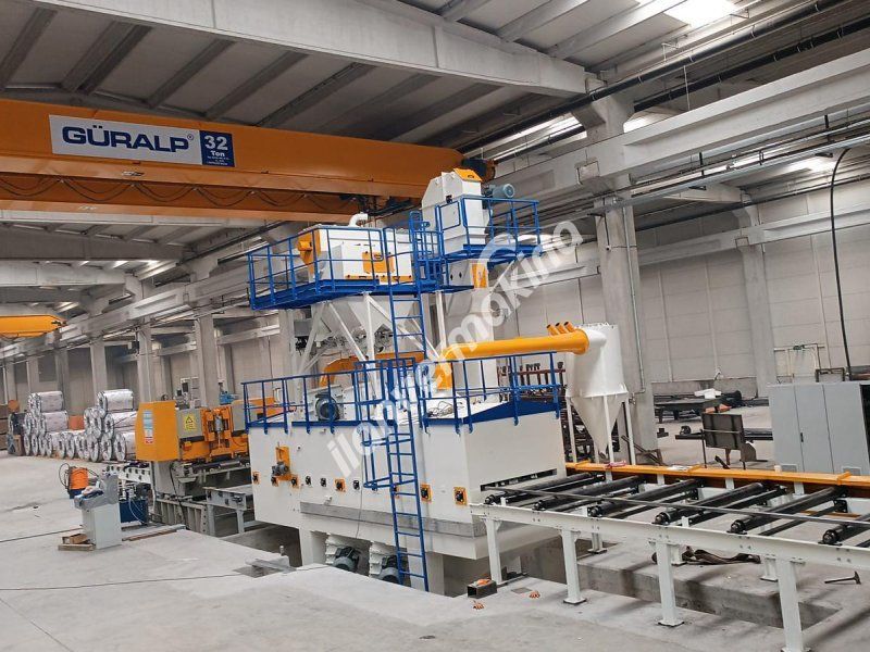 Rulo Konveyörlü Sac ve Profil Kumlama Makinesi