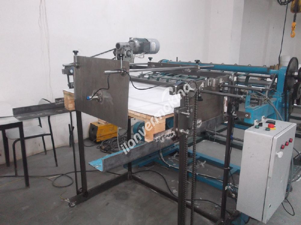 satılık non-woven tela ebatlama makinesi