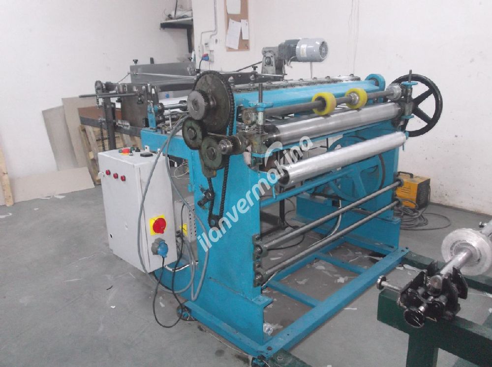 satılık non-woven tela ebatlama makinesi