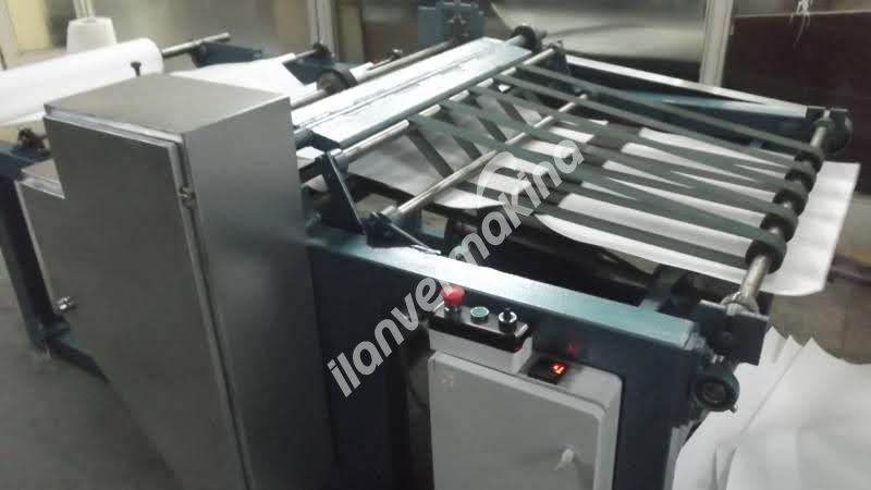 satılık non-woven tela ebatlama makinesi