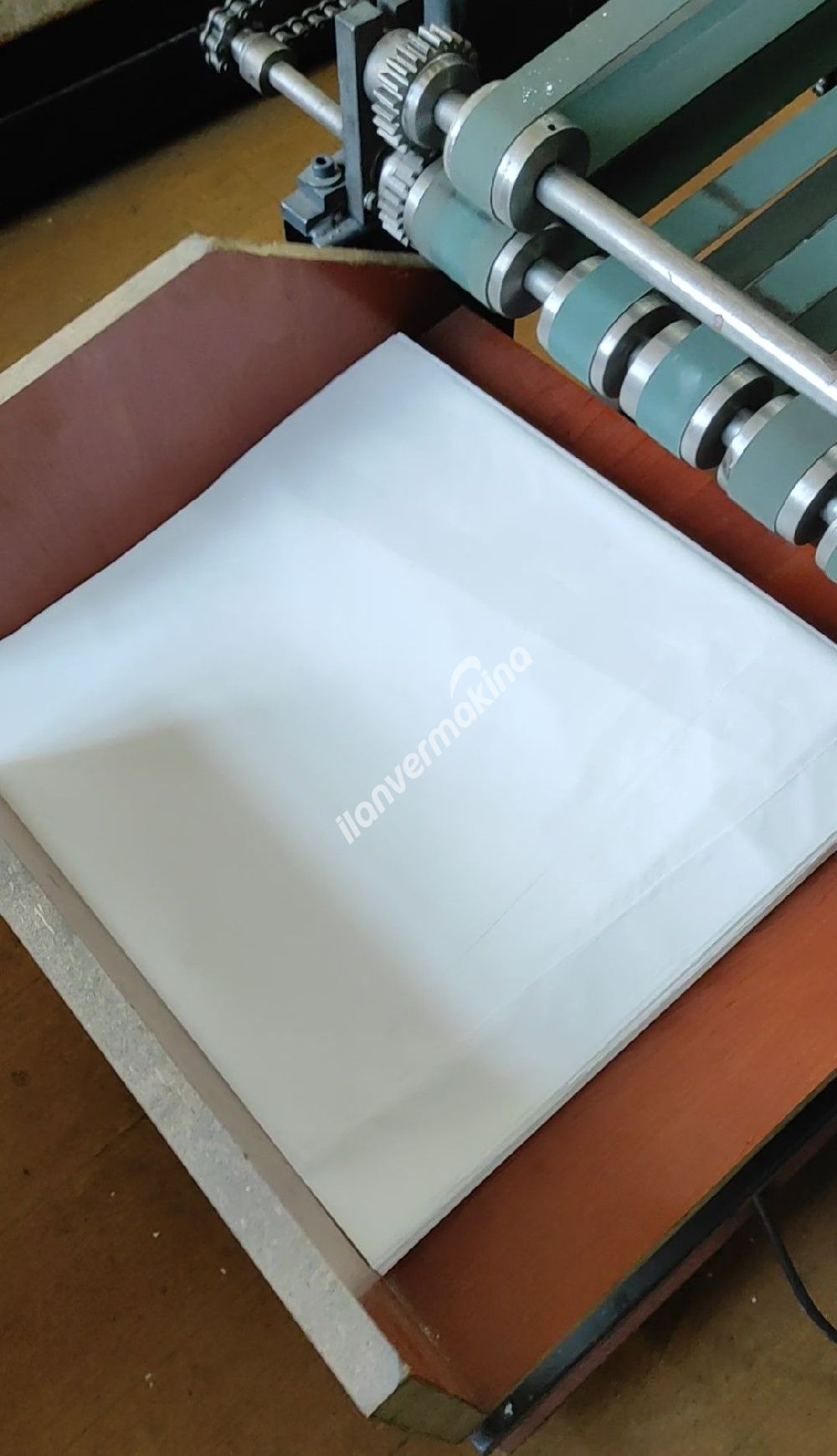 satılık non-woven tela ebatlama makinesi