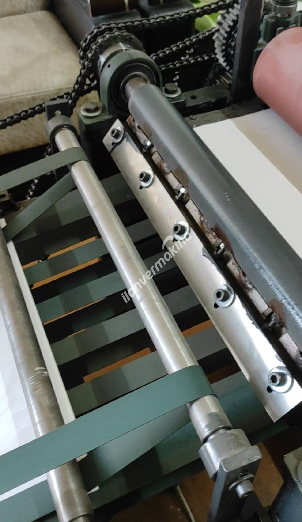 satılık non-woven tela ebatlama makinesi