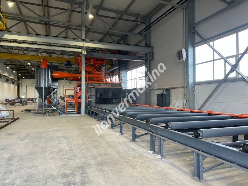 Rulo Konveyörlü Sac ve Profil Kumlama Makinesi