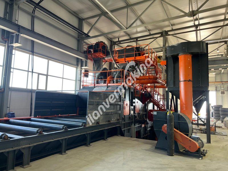 Rulo Konveyörlü Sac ve Profil Kumlama Makinesi