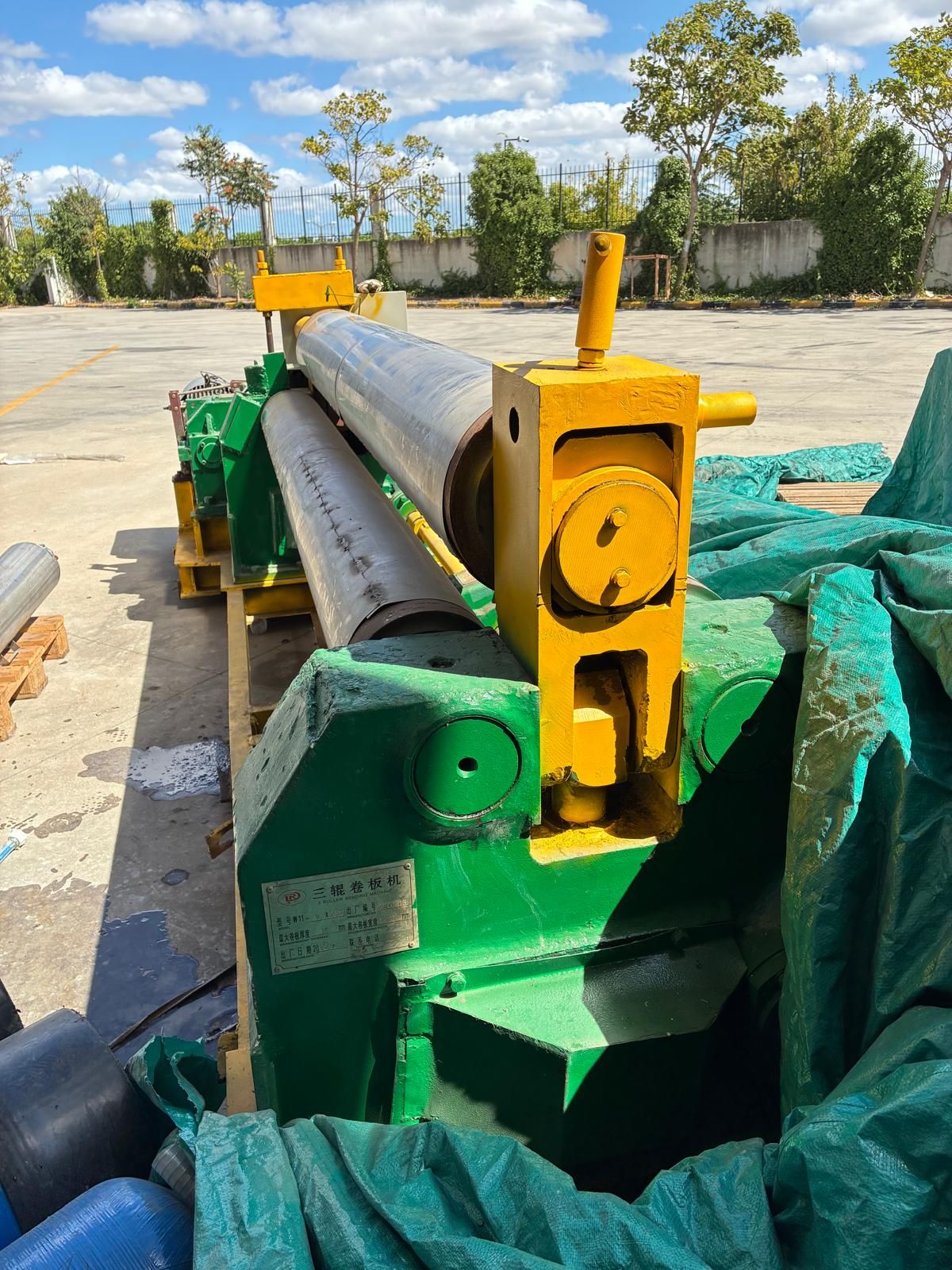 3 TOPLU SAÇ BÜKME SİLİNDİR MAKİNASI 16MM 2.5 METRE EN
