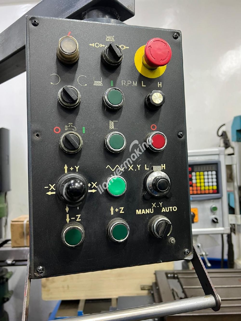 Tayvan Phoebus Gs500A 6 Numara Kalıpçı Freze Göbekten Milli