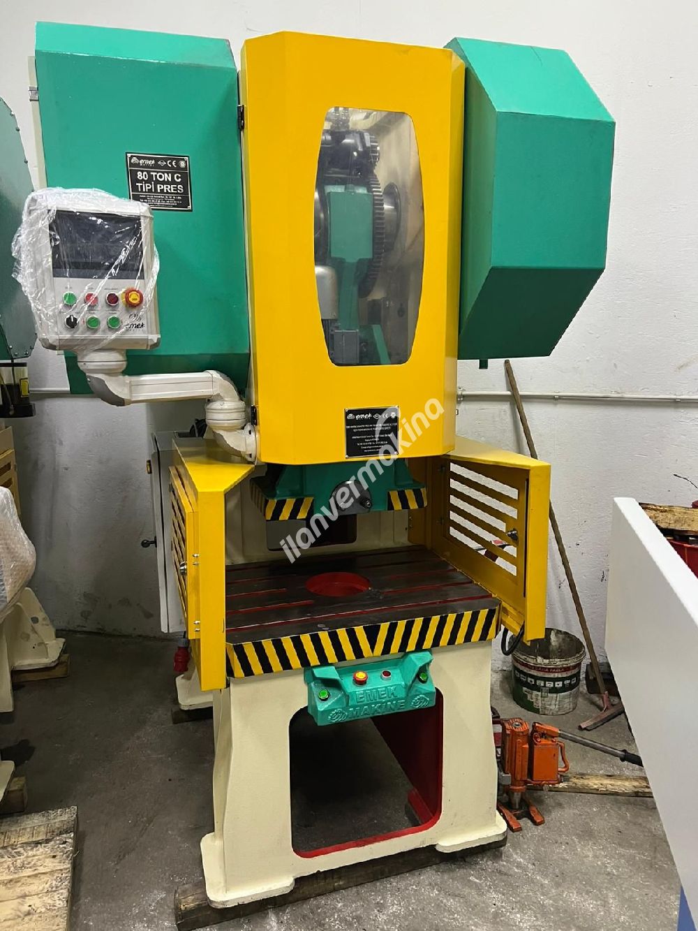 Emek 80 Ton Hava Kavramalı Eksantrik Pres YENİ FULL ÖZELLİKLİ