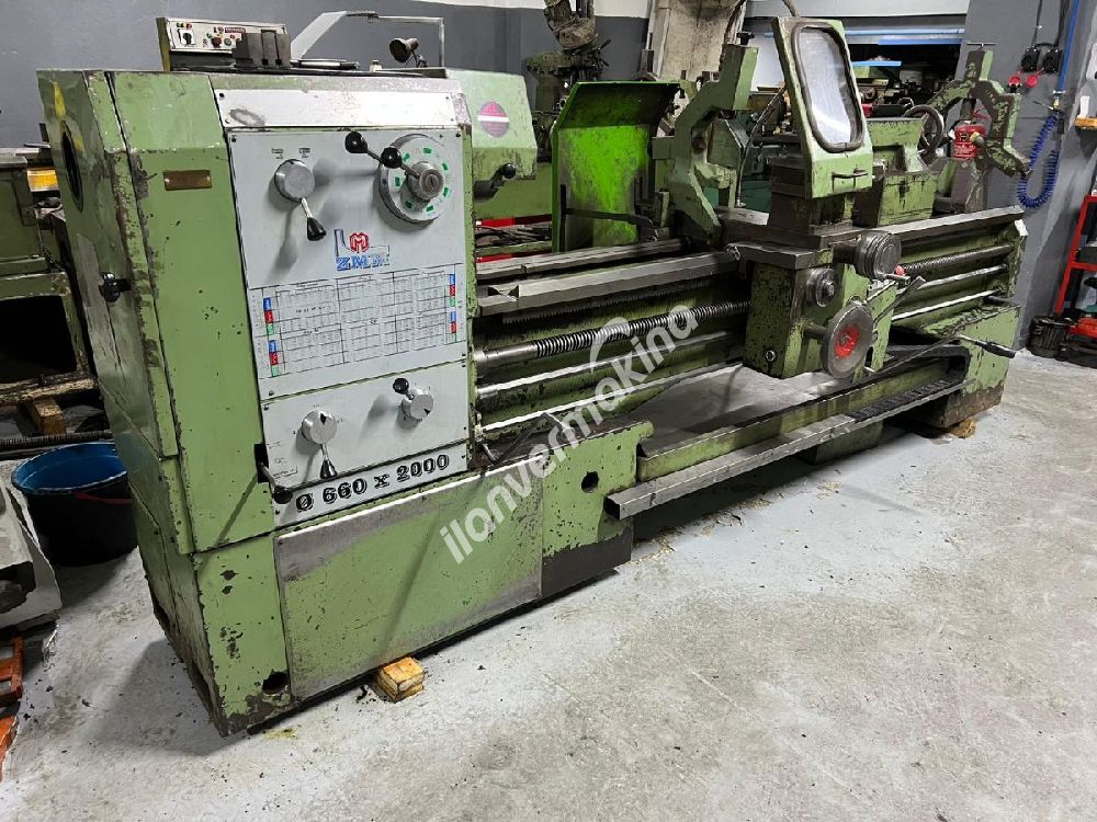 Zmm 660 Çap 2 Metre Bulgar Torna Tezgahı