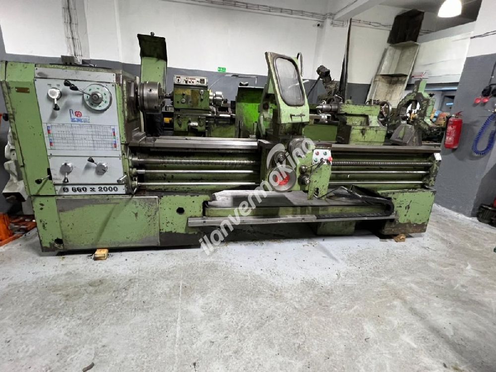 Zmm 660 Çap 2 Metre Bulgar Torna Tezgahı