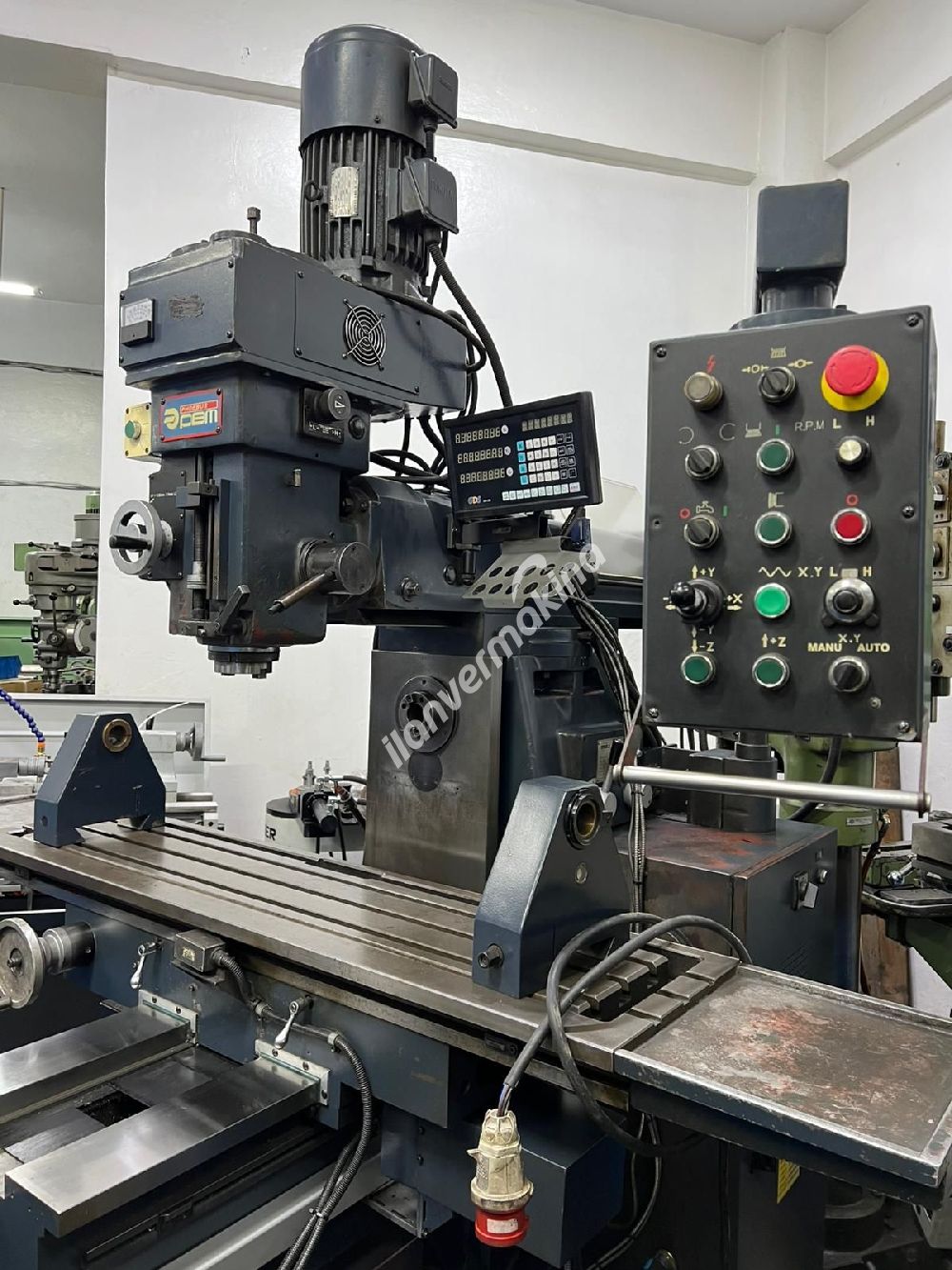 Tayvan Phoebus Gs500A 6 Numara Kalıpçı Freze Göbekten Milli