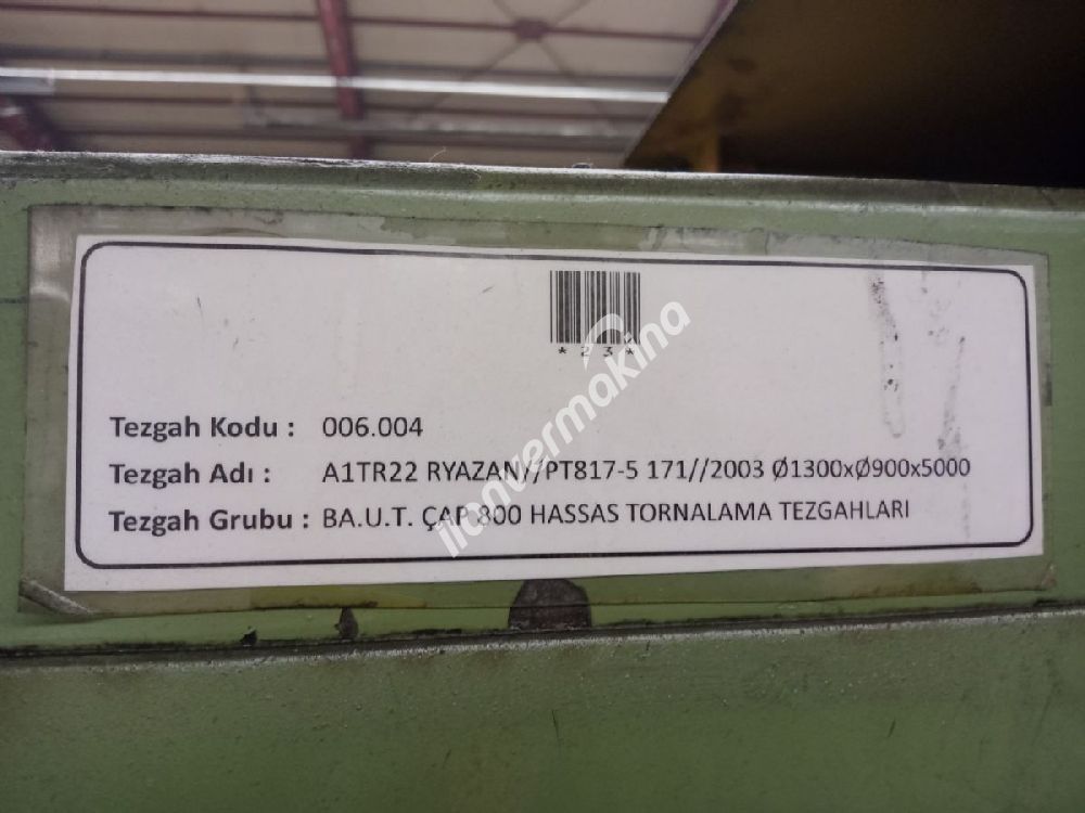 1300 Çap 5 Metre Rus Torna