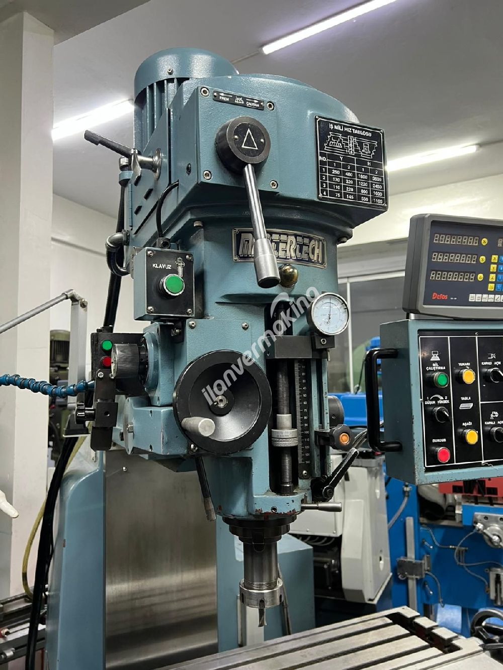 Gentiger Tip 5 Numara Kalıpçı Freze Dijitalli Full Takım Çok Temiz