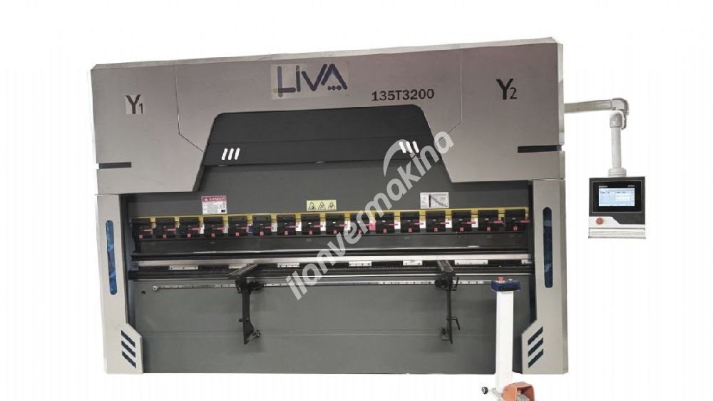LİVA 3200X135 TON CNC HİBRİT ABKANT PRES- 4 EKSEN MOT. BOMB.