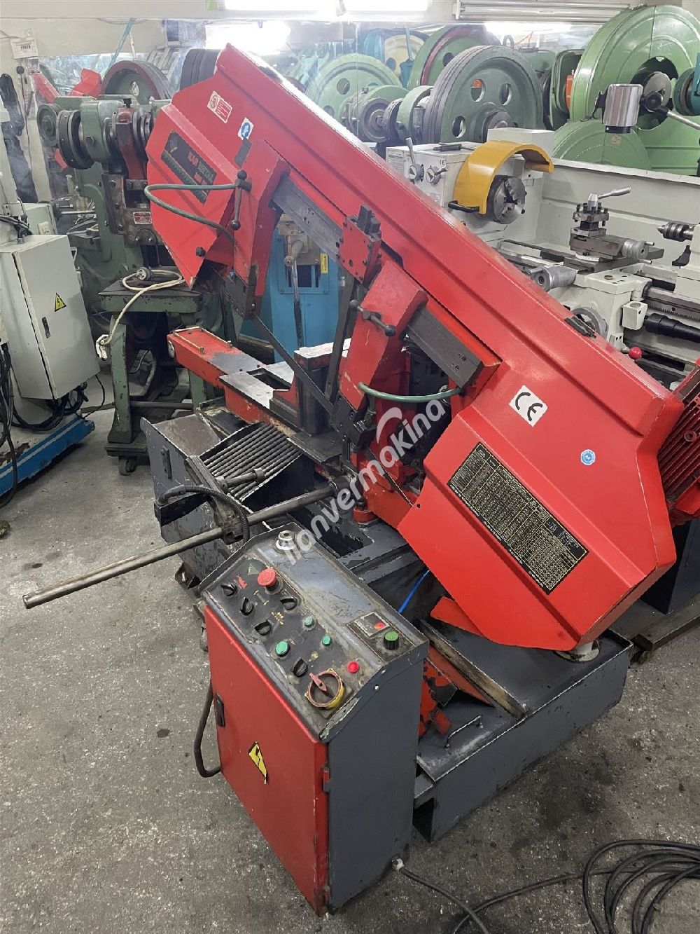 KARMETAL 350LİK TAM OTOMATİK ŞERİT TESTERE