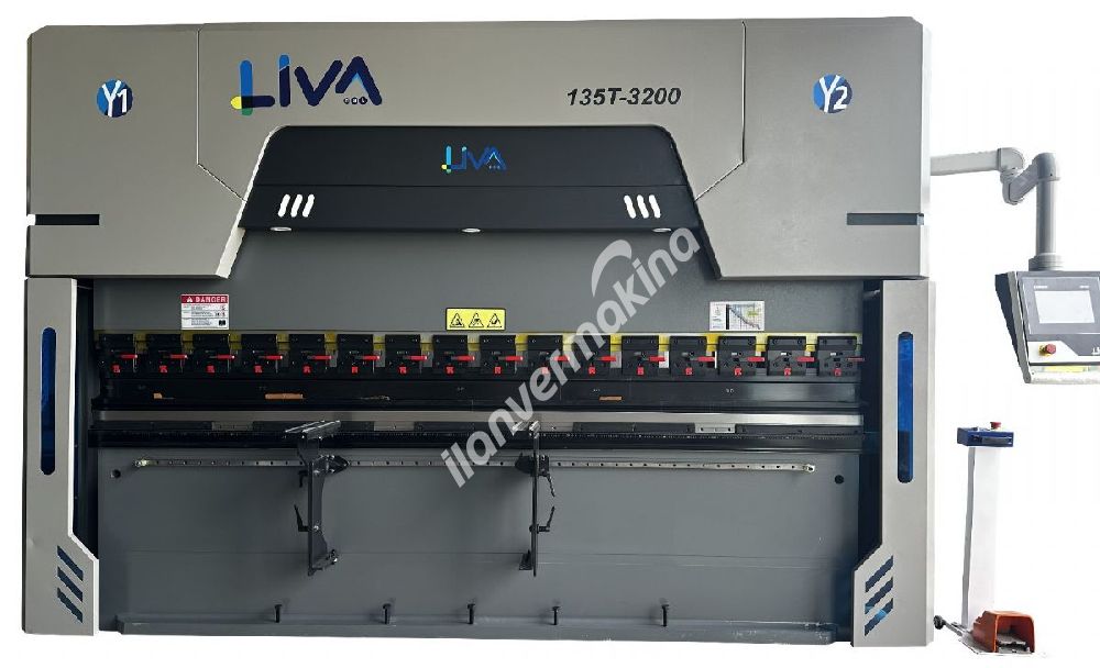 LİVA 3200X135 TON CNC HİBRİT ABKANT PRES- 4 EKSEN MOT. BOMB.