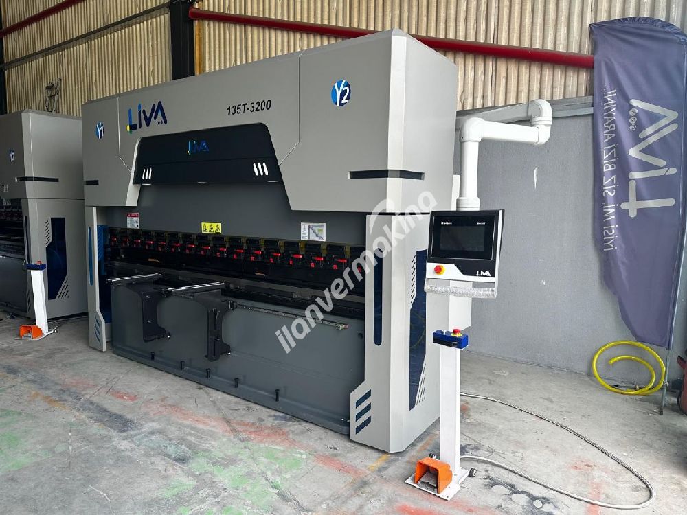 LİVA 3200X135 TON CNC HİBRİT ABKANT PRES- 4 EKSEN MOT. BOMB.