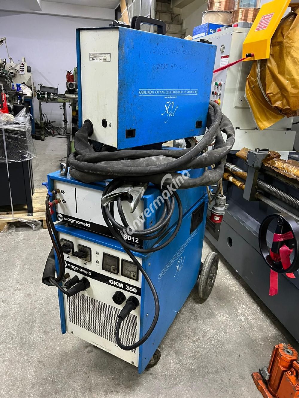 Oerlikon 350 Amper Sulu Gazaltı Kaynak TEMİZ