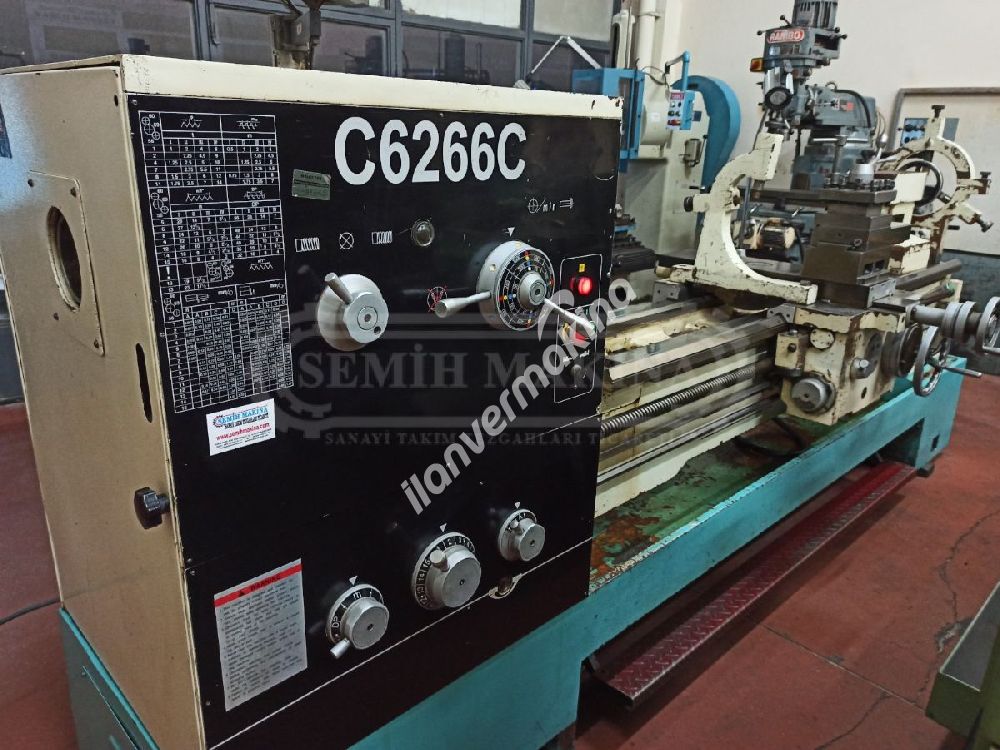 2 Metre Dijitalli 660 Çap Fener 105 Monoblok Gövde Geniş Banko Rapid Hareketli Torna 