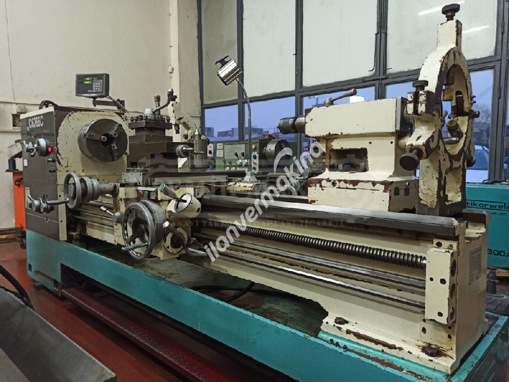 2 Metre Dijitalli 660 Çap Fener 105 Monoblok Gövde Geniş Banko Rapid Hareketli Torna 