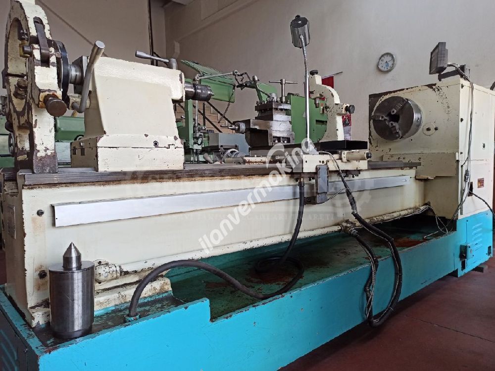 2 Metre Dijitalli 660 Çap Fener 105 Monoblok Gövde Geniş Banko Rapid Hareketli Torna 