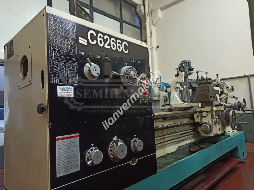 2 Metre Dijitalli 660 Çap Fener 105 Monoblok Gövde Geniş Banko Rapid Hareketli Torna 