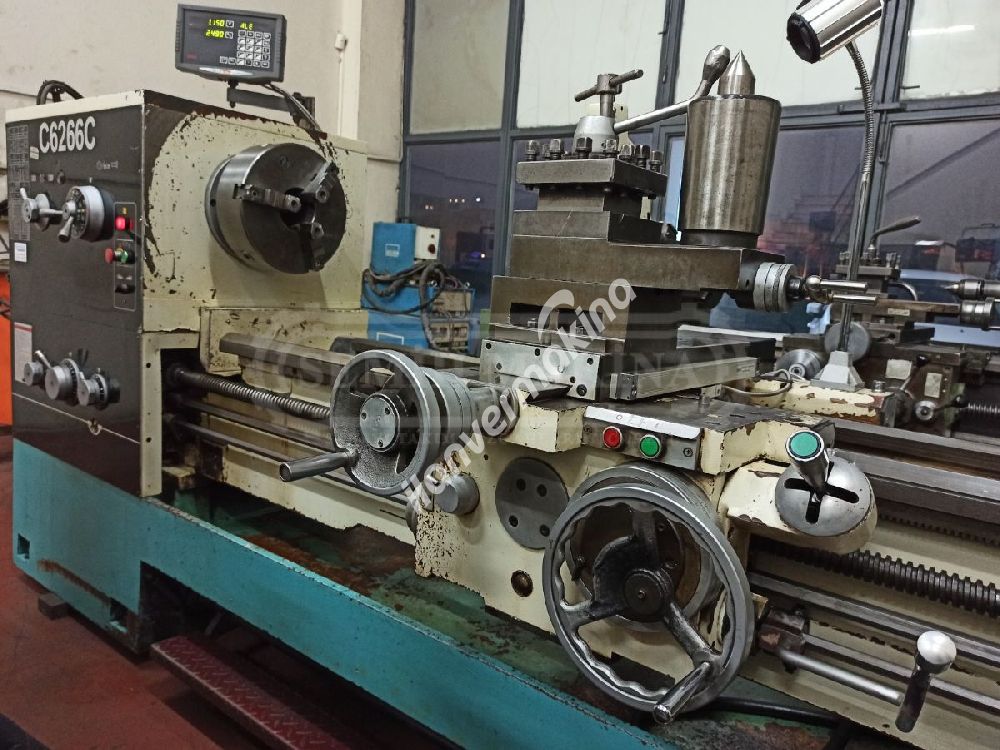 2 Metre Dijitalli 660 Çap Fener 105 Monoblok Gövde Geniş Banko Rapid Hareketli Torna 