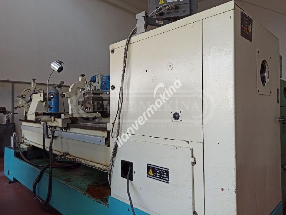 2 Metre Dijitalli 660 Çap Fener 105 Monoblok Gövde Geniş Banko Rapid Hareketli Torna 