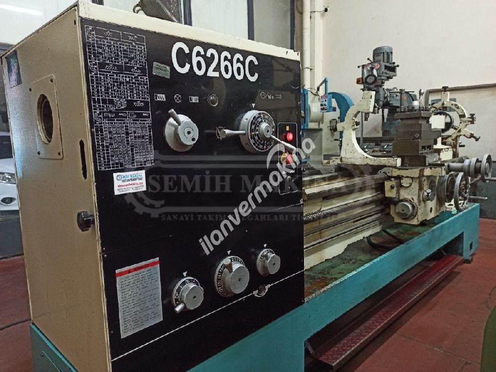 2 Metre Dijitalli 660 Çap Fener 105 Monoblok Gövde Geniş Banko Rapid Hareketli Torna 