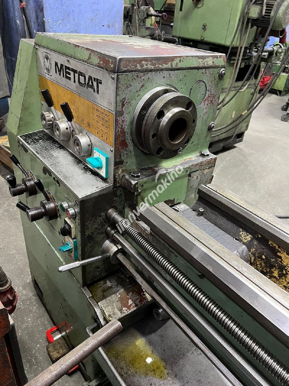 Metoat 500 Çap 1 Metre Torna Tezgahı