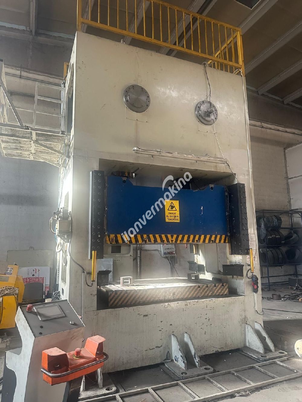 500 Ton Eksantrik Pres Mumak Marka 2007 Model 