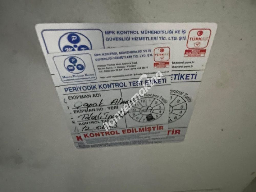 2 İnç 4 İnç Boru Diş Açma Makinesi Proter Özel Yapım