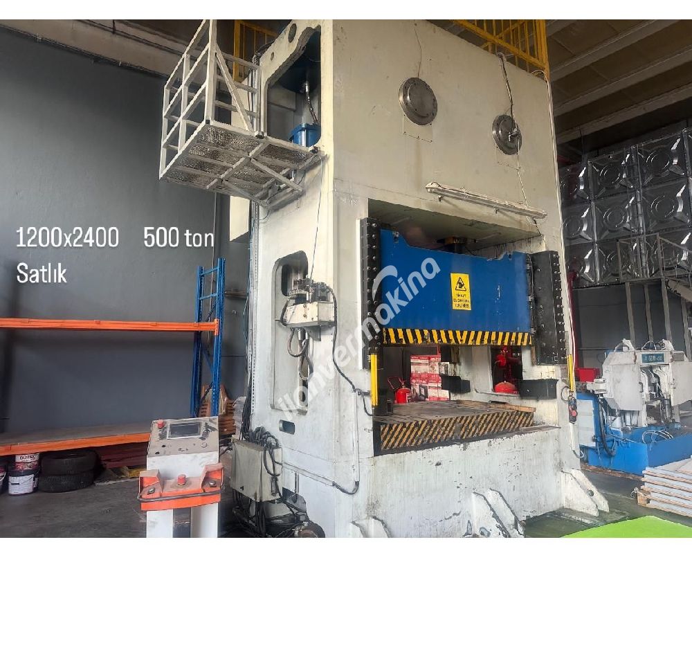 500 Ton Eksantrik Pres Mumak Marka 2007 Model 