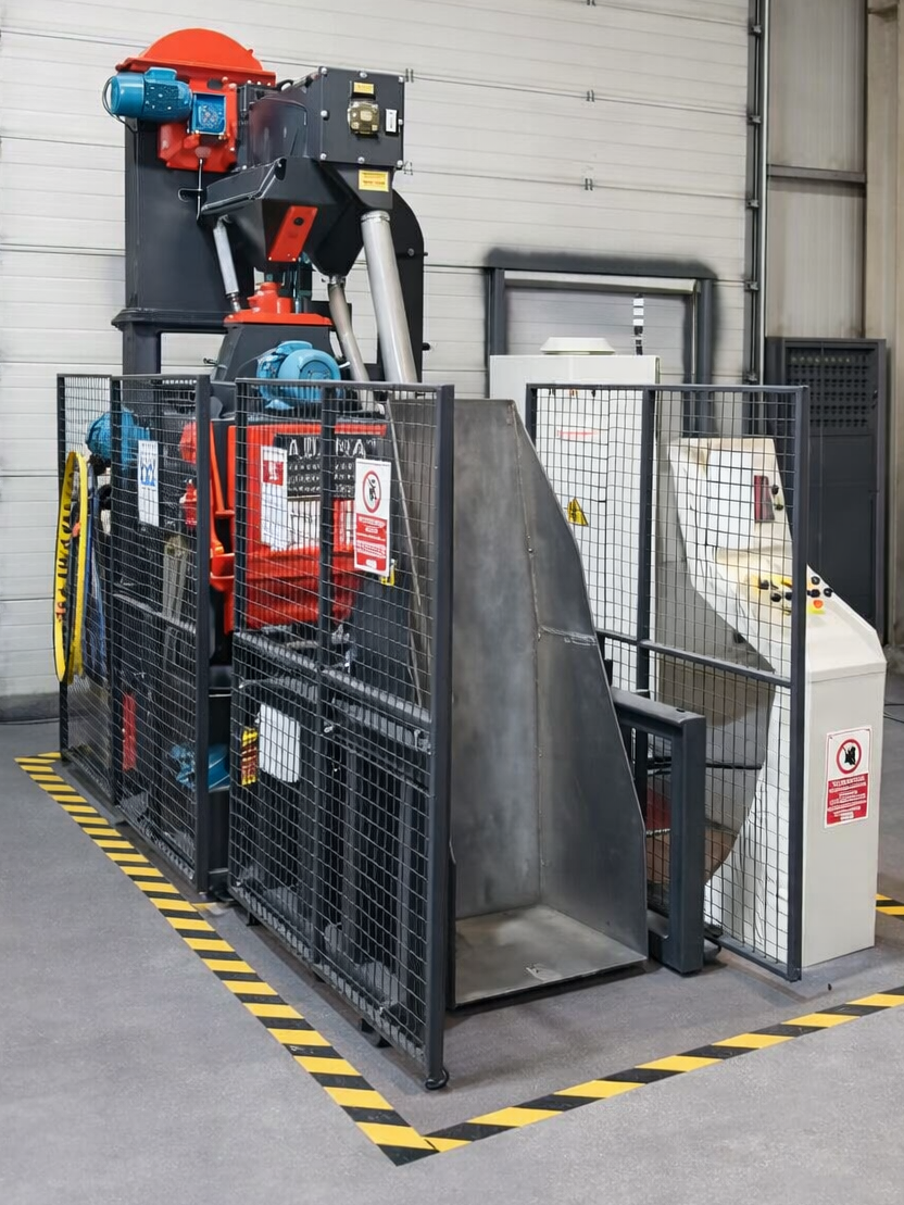 TAMBURLU KUMLAMA MAKİNASI OTOMATİK YÜKLEME BOŞALTMA 