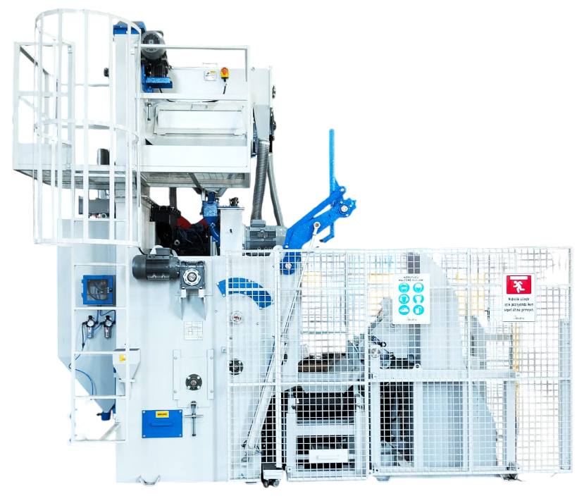 TAMBURLU KUMLAMA MAKİNASI OTOMATİK YÜKLEME BOŞALTMA 