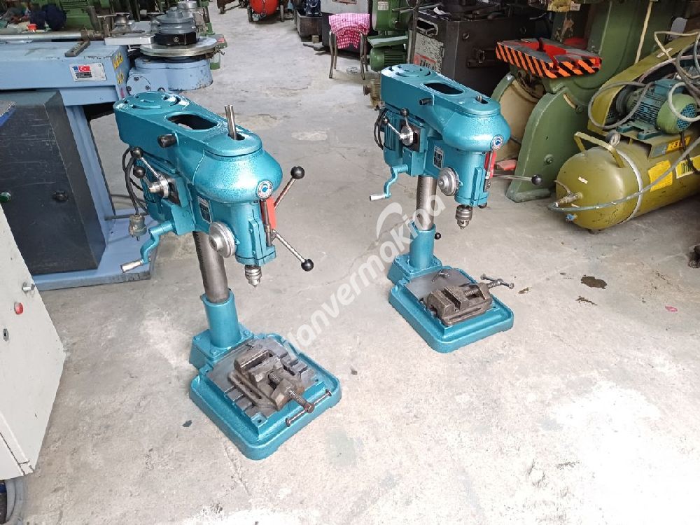 EKÇELİK ÇİFT DEVİRLİ KILAVUZ ÇEKME MATKAP TEZGAHI