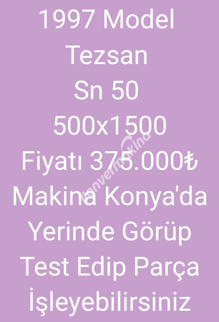 500 Çap 1.5 Metre Tezsan Tos Torna