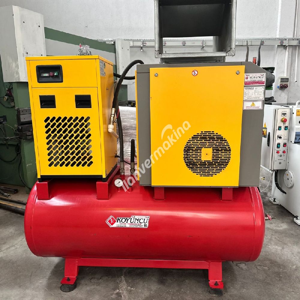 AYDIN TRAFO MARKA 11 KW 500 LT VİDALI KOMPRESÖR SET 2016 MODEL 