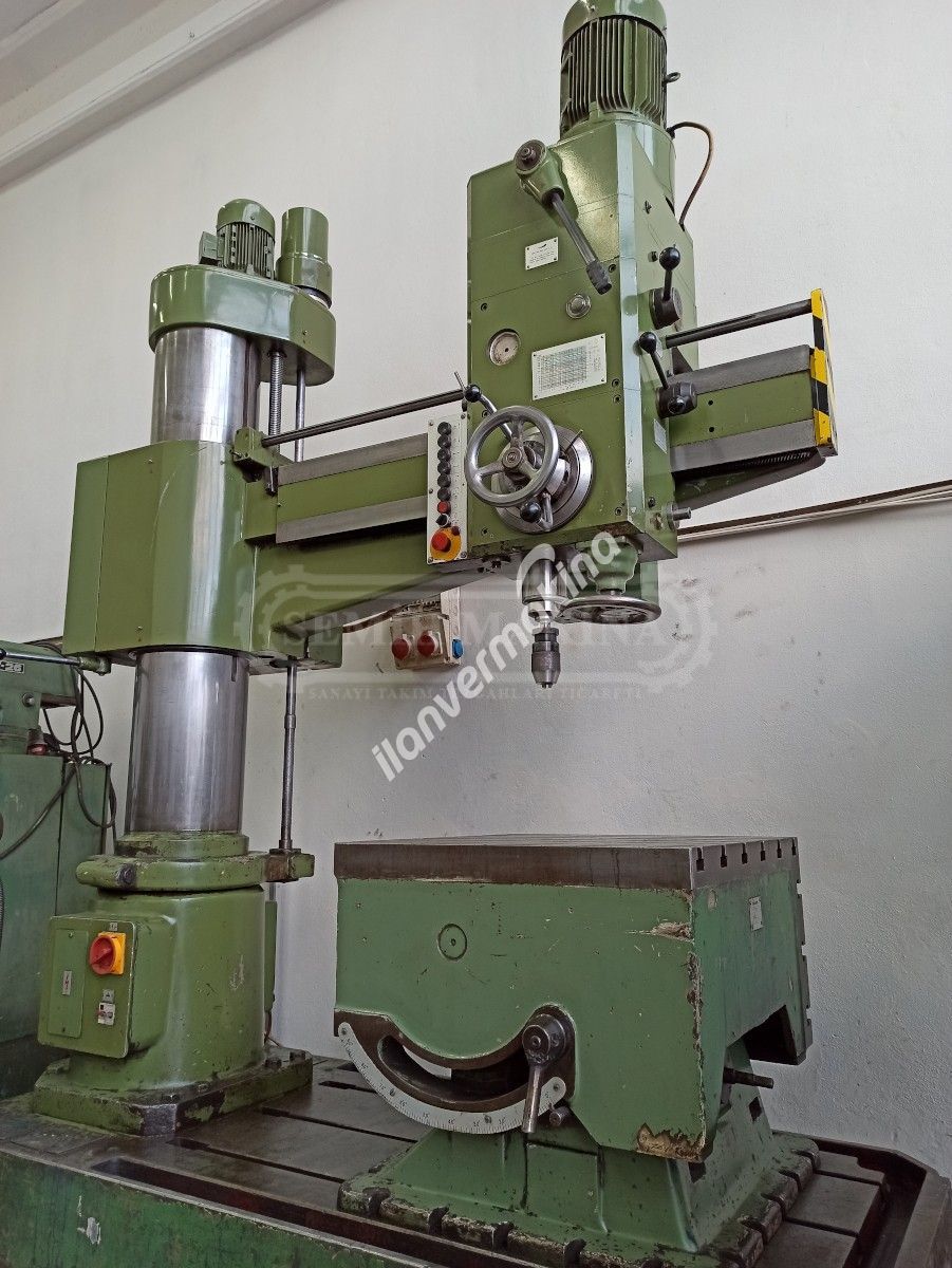 Kol Boyu 1500 Açılı Tablalı Orjinal 40 lık Alman Bowes Patent Radyal Matkap 